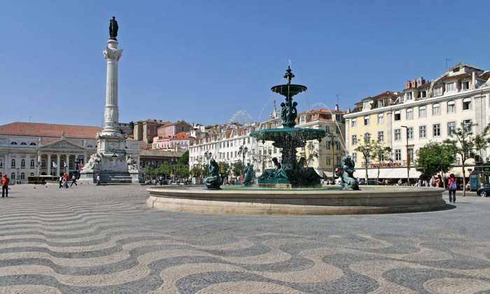Praça Rossio a Lisbona © C. Rozay