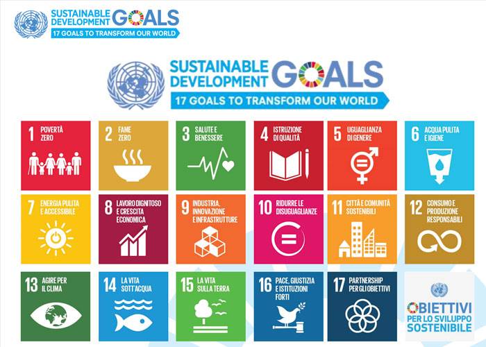 17 obiettivi dell' agenda 2030 per lo sviluppo-sostenibile